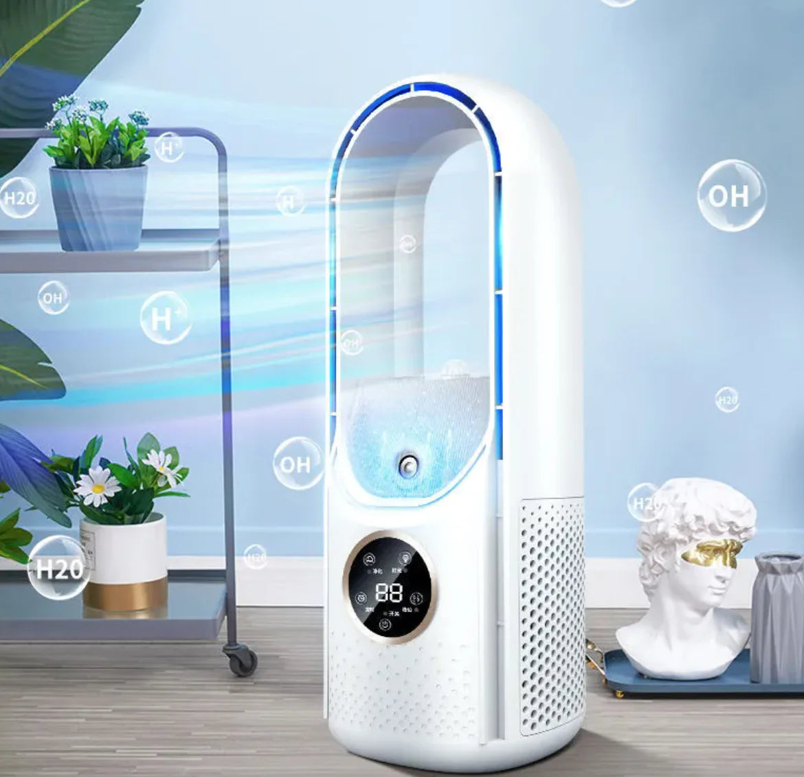 Mist Cooling Desktop Spray Fan