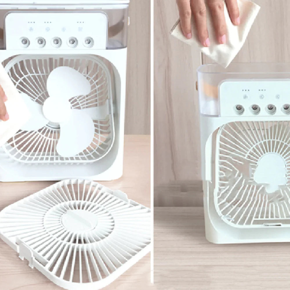 3-in-1 Desk Humidifier Fan & Air Cooler