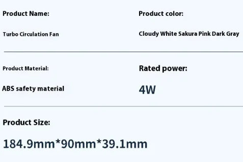 Foldable Cooling Handheld Fan