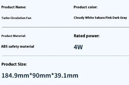 Foldable Cooling Handheld Fan