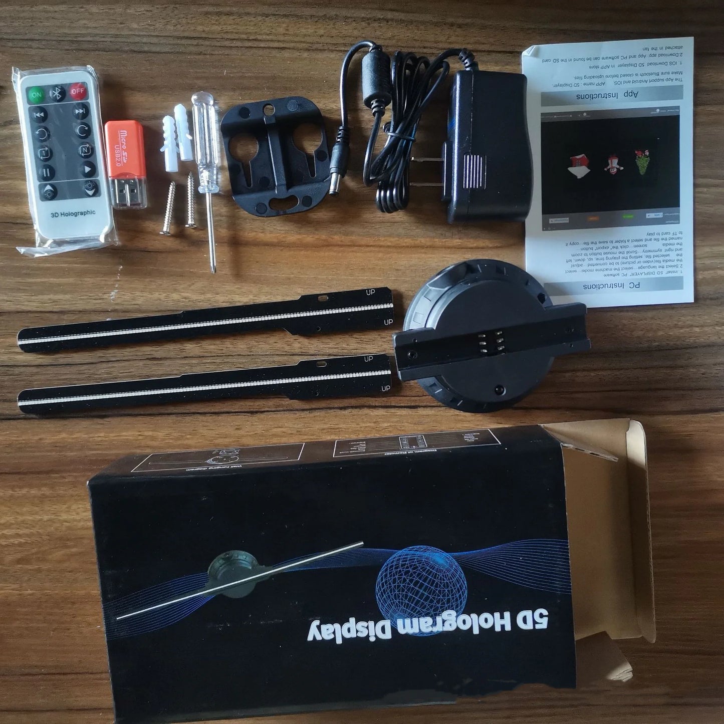 3D Hologram Fan Projector